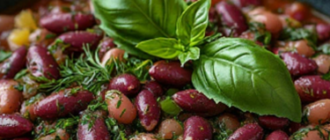 Лобио из красной фасоли